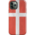 Denmark Flag Distressed iPhone 12 Pro Impact Case
